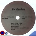 Atto Abrasives Ultra-Thin Sectioning Wheels 10"x0.040"x1-1/4" Ferrous Soft Hardness 3W250-100-SS